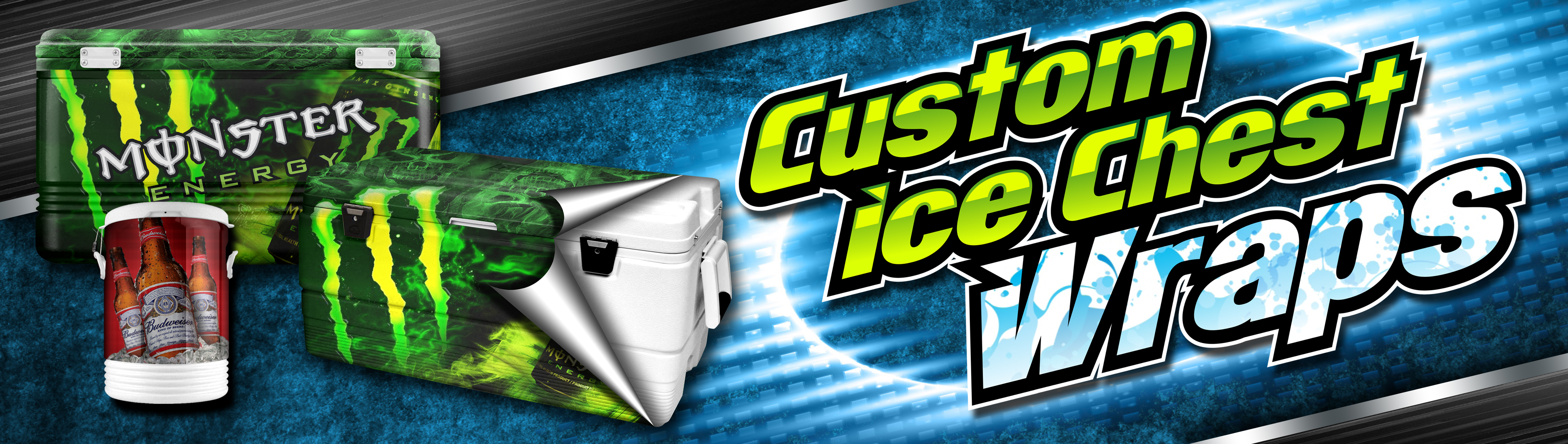 Custom Digital Full Color Printed Ice Chests And Coolers