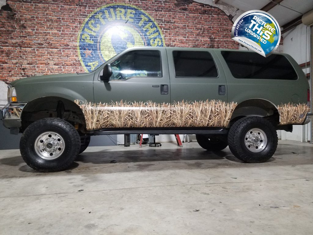 matte wrap with camo