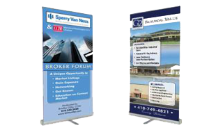 pull up banner display