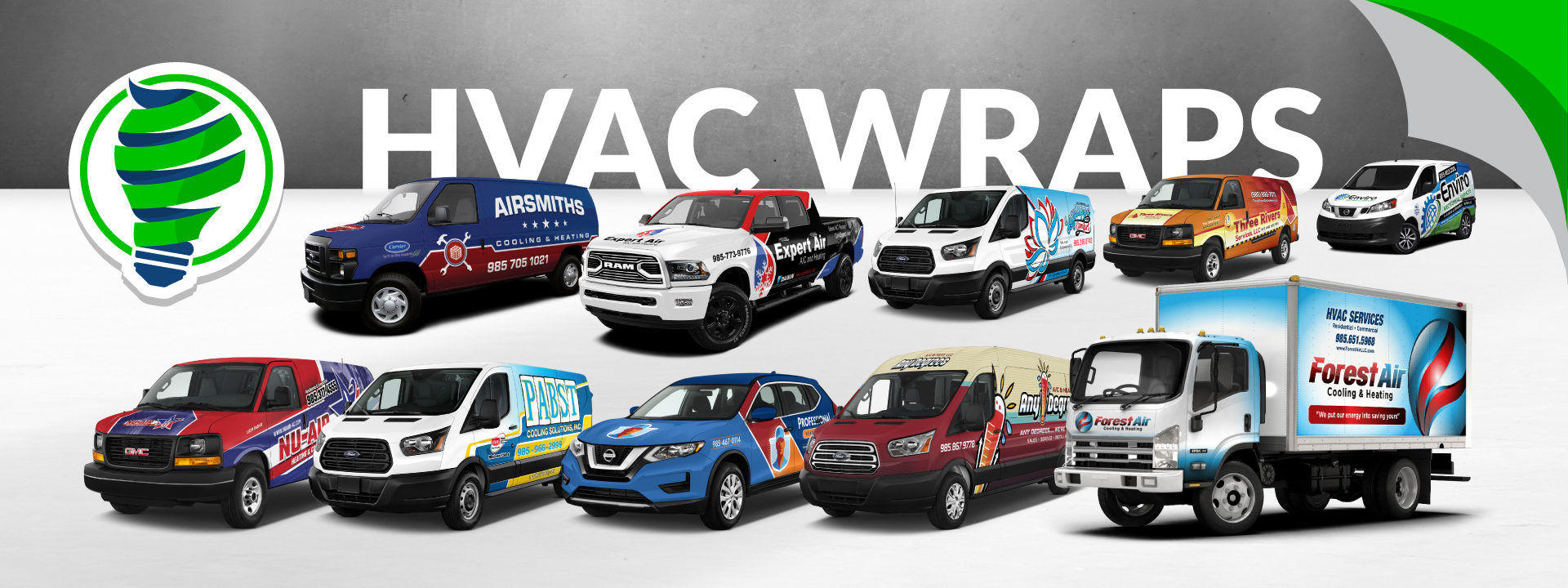 HVAC Wraps HVAC Truck, Van, Company Vehicle Wraps Louisiana & Mississippi