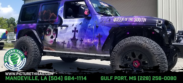 Queen of the South Custom Jeep Wrap