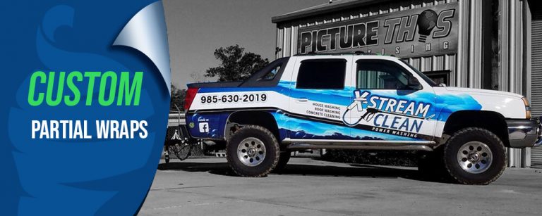 Maximize Your Advertising with Stunning Partial Truck Wraps: Affordable & Impactful